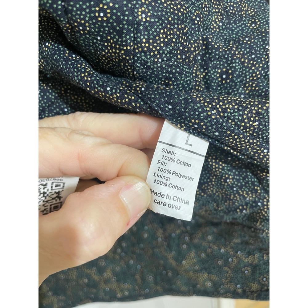 Donna Sharp Quilted‎ Patchwork Jacket Womens Large Multicolor Excellent Floral L - Picture 3 of 7